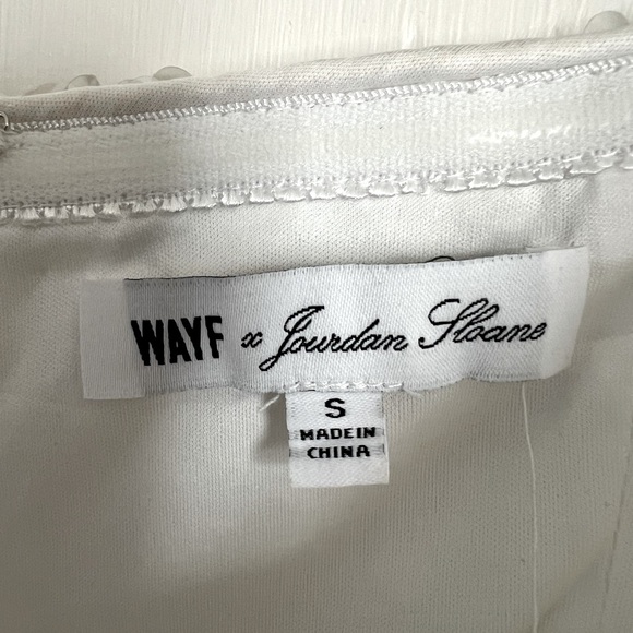 WAYF X Jourdan Sloane Silver Sequins Tube Top Size S - Picture 8 of 8